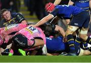 10 December 2017; Jack Conan of Leinster scores his side's second try during the European Rugby Champions Cup Pool 3 Round 3 match between Exeter Chiefs and Leinster at Sandy Park in Exeter, England. Photo by Brendan Moran/Sportsfile