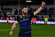 10 December 2017; Sean O'Brien of Leinster celebrates after the European Rugby Champions Cup Pool 3 Round 3 match between Exeter Chiefs and Leinster at Sandy Park in Exeter, England. Photo by Brendan Moran/Sportsfile
