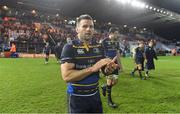 10 December 2017; Fergus McFadden of Leinster acknowledges Leinster supporters after the European Rugby Champions Cup Pool 3 Round 3 match between Exeter Chiefs and Leinster at Sandy Park in Exeter, England.  Photo by Brendan Moran/Sportsfile
