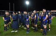 10 December 2017; The Leinster team after the European Rugby Champions Cup Pool 3 Round 3 match between Exeter Chiefs and Leinster at Sandy Park in Exeter, England.  Photo by Brendan Moran/Sportsfile