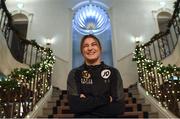 11 December 2017; Katie Taylor poses for a portrait following a press conference at the Courthouse Hotel, in Shoreditch, London, ahead of her WBA Lightweight World Title fight against Jessica McCaskill. Photo by Stephen McCarthy/Sportsfile