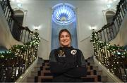 11 December 2017; Katie Taylor poses for a portrait following a press conference at the Courthouse Hotel, in Shoreditch, London, ahead of her WBA Lightweight World Title fight against Jessica McCaskill. Photo by Stephen McCarthy/Sportsfile