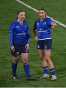 9 December 2017; Nicole Carroll, right, and Michelle Claffey of Leinster during the Women's Interprovincial Series match between Leinster and Connacht at Donnybrook Stadium in Dublin. Photo by David Fitzgerald/Sportsfile