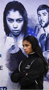 11 December 2017; Jessica McCaskill following a press conference at the Courthouse Hotel, in Shoreditch, London, ahead of her WBA Lightweight World Title fight against Katie Taylor. Photo by Stephen McCarthy/Sportsfile