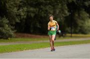 9 December 2017; Gearóid McMahon, Shannon AC, Co Clare, competing in the Junior Men's 5k event, during the Irish Life Health National 20k Race Walking Championships at St Anne's Park in Raheny, Dublin. Photo by Piaras Ó Mídheach/Sportsfile