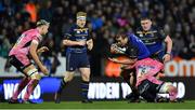 10 December 2017; Jack McGrath of Leinster is tackled by Don Armand of Exeter Chiefs during the European Rugby Champions Cup Pool 3 Round 3 match between Exeter Chiefs and Leinster at Sandy Park in Exeter, England. Photo by Brendan Moran/Sportsfile