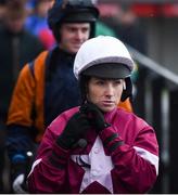10 December 2017; Jockey Lisa O'Neill ahead of the Old House, Kill (Pro/Am) Flat Race at Punchestown Racecourse in Naas, Co Kildare. Photo by Cody Glenn/Sportsfile