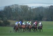 10 December 2017; A general view of the field during the Old House, Kill (Pro/Am) Flat Race at Punchestown Racecourse in Naas, Co Kildare. Photo by Cody Glenn/Sportsfile