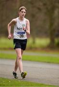 9 December 2017; Ryan Roberts of Sligo Athletic Club competing in the Juvenile 10k event during the Irish Life Health National 20k Race Walking Championships at St Anne's Park in Raheny, Dublin. Photo by Piaras Ó Mídheach/Sportsfile