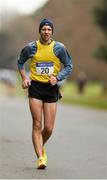 9 December 2017; Ross Alexander of Coolquill Athletic Club, Co Tipperary, competing in the Master's Men 5k event during the Irish Life Health National 20k Race Walking Championships at St Anne's Park in Raheny, Dublin. Photo by Piaras Ó Mídheach/Sportsfile