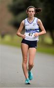 9 December 2017; Niamh O'Connor of Celbridge Athletic Club, Co Kildare, competing in the Juvenile Women's 7k event, during the Irish Life Health National 20k Race Walking Championships at St Anne's Park in Raheny, Dublin. Photo by Piaras Ó Mídheach/Sportsfile