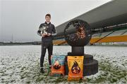 12 December 2017; Kevin Feely of Kildare at the launch of the Bord na Móna Leinster GAA series at Bord na Móna O'Connor Park, Tullamore, Co Offaly. The Bord na Móna Leinster Series comprises of the Bord na Móna O’Byrne Cup, Bord na Móna Walsh Cup and the Bord na Móna Kehoe Cup. Photo by Matt Browne/Sportsfile