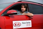 12 December 2017; Olympians Catherina McKiernan and Mick Clohisey today announced with Kia Motors Ireland, a new nationwide running race series for 2018. The KIA race series will bring together seven well established regionally races around Ireland under one umbrella with a new finale event in Mondello Park organised by Pop Up Races. Pictured at the launch is Mick Clohisey at Mondello Park in Naas, Co Kildare. Photo by Sam Barnes/Sportsfile