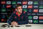 12 December 2017; Head coach Johann van Graan during a Munster Rugby press conference at the University of Limerick in Limerick. Photo by Diarmuid Greene/Sportsfile