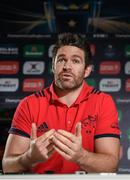 12 December 2017; Billy Holland during a Munster Rugby press conference at the University of Limerick in Limerick. Photo by Diarmuid Greene/Sportsfile