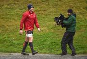 12 December 2017; CJ Stander of Munster makes his way out for Munster Rugby squad training at the University of Limerick in Limerick. Photo by Diarmuid Greene/Sportsfile