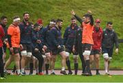 12 December 2017; Peter O'Mahony with team-mates during Munster Rugby squad training at the University of Limerick in Limerick. Photo by Diarmuid Greene/Sportsfile