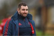12 December 2017; James Cronin sits out Munster Rugby squad training at the University of Limerick in Limerick. Photo by Diarmuid Greene/Sportsfile