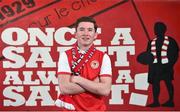 12 December 2017; James Doona poses for a portrait after signing for St Patrick's Athletic's at Richmond Park in Inchicore. Photo by Seb Daly/Sportsfile