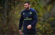13 December 2017; Fergus McFadden arriving to Leinster rugby squad training at UCD in Dublin. Photo by Eóin Noonan/Sportsfile