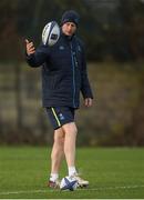 13 December 2017; Head coach Leo Cullen during Leinster rugby squad training at UCD in Dublin. Photo by Brendan Moran/Sportsfile