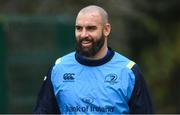 13 December 2017; Scott Fardy during Leinster rugby squad training at UCD in Dublin. Photo by Eóin Noonan/Sportsfile