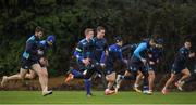 13 December 2017; Rory O'Loughlin, centre, during Leinster rugby squad training at UCD in Dublin. Photo by Brendan Moran/Sportsfile