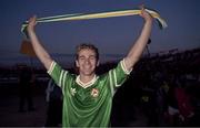 15 November 1989; Chris Morris of Republic of Ireland celebrates qualification for the World Cup after the FIFA World Cup Qualifying match between Matla and Republic of Ireland at the Ta'Qali Stadium in Valetta, Malta. Photo by Ray McManus/Sportsfile