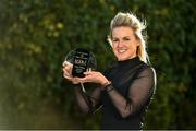 15 December 2017; Fiona McHale of Carnacon with her Player of the Month Award for December at The Croke Park Hotel in Dublin. Photo by Matt Browne/Sportsfile