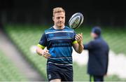 15 December 2017; James Tracy during the Leinster captain's run at the Aviva Stadium in Dublin. Photo by Eóin Noonan/Sportsfile
