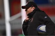 15 December 2017; Ulster head coach Jono Gibbes ahead of the European Rugby Champions Cup Pool 1 Round 4 match between Ulster and Harlequins at the Kingspan Stadium in Belfast. Photo by Ramsey Cardy/Sportsfile