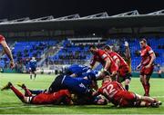 15 December 2017; Ed Byrne of Leinster A scores the first try against Bristol during the British & Irish Cup Round 4 match between Leinster A and Bristol at Donnybrook Stadium in Dublin. Photo by Matt Browne/Sportsfile