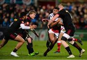 15 December 2017; Charles Piutau of Ulster in action against George Merrick of Harlequins during the European Rugby Champions Cup Pool 1 Round 4 match between Ulster and Harlequins at the Kingspan Stadium in Belfast. Photo by Oliver McVeigh/Sportsfile