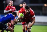 15 December 2017; Sam Graham of Bristol is tackled by Hugo Keenan of Leinster A during the British & Irish Cup Roud 4 match between Leinster A and Bristol at Donnybrook Stadium in Dublin. Photo by Matt Browne/Sportsfile