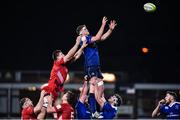 15 December 2017; Oisin Dowling of Leinster A takes the ball in the Sam Graham of Bristol during the British & Irish Cup Round 4 match between Leinster A and Bristol at Donnybrook Stadium in Dublin. Photo by Matt Browne/Sportsfile