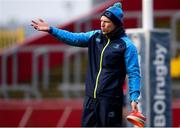 16 December 2017; Leinster head coach Adam Griggs ahead of the Women's Interprovincial Rugby match between Munster and Leinster at Thomond Park in Limerick. Photo by Eóin Noonan/Sportsfile