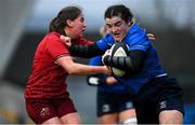 16 December 2017; Fiona O’Brien of Leinster is tackled by Ellen Murphy of Munster during the Women's Interprovincial Rugby match between Munster and Leinster at Thomond Park in Limerick. Photo by Eóin Noonan/Sportsfile