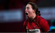 16 December 2017; Niamh Kavanagh of Munster celebrates after the Women's Interprovincial Rugby match between Munster and Leinster at Thomond Park in Limerick. Photo by Eóin Noonan/Sportsfile