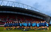 16 December 2017; Leinster players after the Women's Interprovincial Rugby match between Munster and Leinster at Thomond Park in Limerick. Photo by Eóin Noonan/Sportsfile