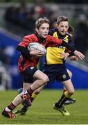 16 December 2017; Action during the Bank of Ireland Half-Time Minis between Clondalkin RFC and New Ross RFC at the European Rugby Champions Cup Pool 3 Round 4 match between Leinster and Exeter Chiefs at the Aviva Stadium in Dublin. Photo by Seb Daly/Sportsfile