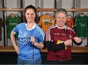 19 December 2017; Tour Guides Lauren Burke, Dublin, left, and Aran O’Reilly, Westmeath, from the GAA Museum at Croke Park during the recent ‘GAA Jersey January’ launch at Croke Park. GAA Jersey January encourages visitors to proudly wear their GAA club, county or Kellogg’s Cúl Camp jerseys to avail of a half-price admission to the Croke Park Stadium Tour during the month of January. www.crokepark.ie/jerseyjanuary. Photo by Seb Daly/Sportsfile