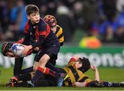 16 December 2017; Action during the Bank of Ireland Half-Time Minis between County Carlow RFC and Coolmine RFC at the European Rugby Champions Cup Pool 3 Round 4 match between Leinster and Exeter Chiefs at the Aviva Stadium in Dublin. Photo by Brendan Moran/Sportsfile