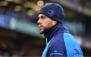 16 December 2017; Leinster senior physiotherapist Karl Denvir during the European Rugby Champions Cup Pool 3 Round 4 match between Leinster and Exeter Chiefs at the Aviva Stadium in Dublin. Photo by Brendan Moran/Sportsfile