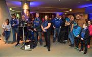 16 December 2017; Fans at a Q&A with Leinster players Jamie Heaslip and Dave Kearney in the Blue Room ahead of the European Rugby Champions Cup Pool 3 Round 4 match between Leinster and Exeter Chiefs at the Aviva Stadium in Dublin. Photo by Brendan Moran/Sportsfile