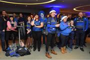 16 December 2017; Fans at a Q&A with Leinster players Jamie Heaslip and Dave Kearney in the Blue Room ahead of the European Rugby Champions Cup Pool 3 Round 4 match between Leinster and Exeter Chiefs at the Aviva Stadium in Dublin. Photo by Brendan Moran/Sportsfile