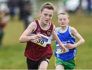17 December 2017; Conor Liston of Mullingar Harriers AC on his way to winning the Boys under-11 1500m at the AAI Novice & Juvenile Uneven Age XC Championships at the WIT Arena in Waterford. Photo by Matt Browne/Sportsfile