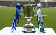 17 December 2017; A general view of the cup before the AIB Leinster GAA Football Senior Club Championship Final match between Moorefield and St Loman's at O'Moore Park in Portlaoise, Co Laois. Photo by Piaras Ó Mídheach/Sportsfile