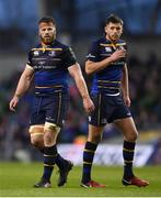 16 December 2017; Sean O'Brien, left, and Ross Byrne of Leinster during the European Rugby Champions Cup Pool 3 Round 4 match between Leinster and Exeter Chiefs at the Aviva Stadium in Dublin. Photo by Stephen McCarthy/Sportsfile