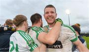 17 December 2017; Ronan Sweeney of Moorefield celebrates after the AIB Leinster GAA Football Senior Club Championship Final match between Moorefield and St Loman's at O'Moore Park in Portlaoise, Co Laois. Photo by Piaras Ó Mídheach/Sportsfile