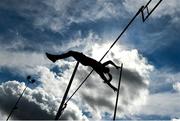 23 July 2017; Emma Coffey of Carraig-Na-Bhfear AC, Co. Cork, competing in the Women's Pole Vault during the Irish Life Health National Senior Track & Field Championships – Day 2 at Morton Stadium in Santry, Co. Dublin. Photo by Sam Barnes/Sportsfile